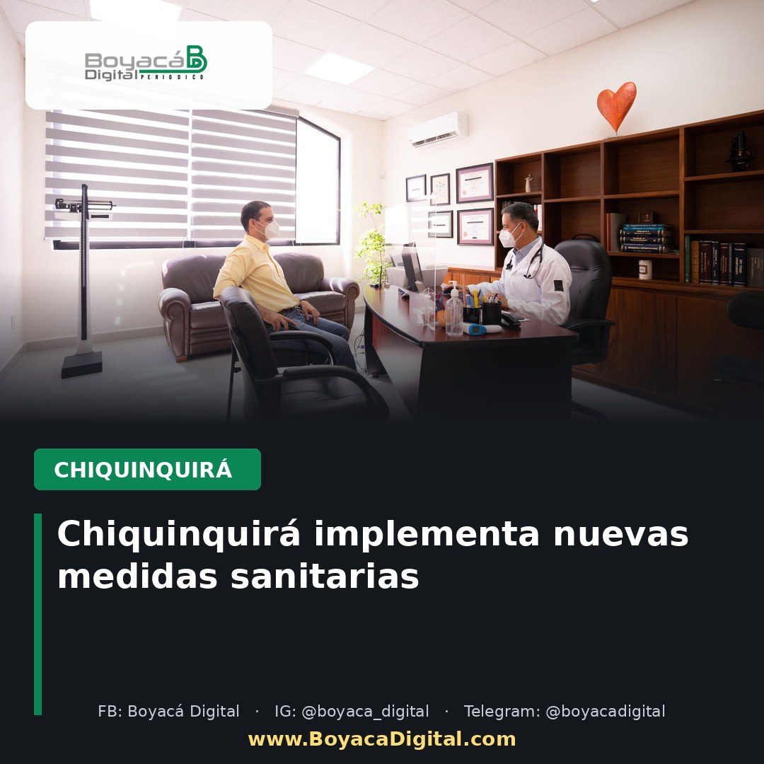 Chiquinquirá implementa nuevas medidas sanitarias