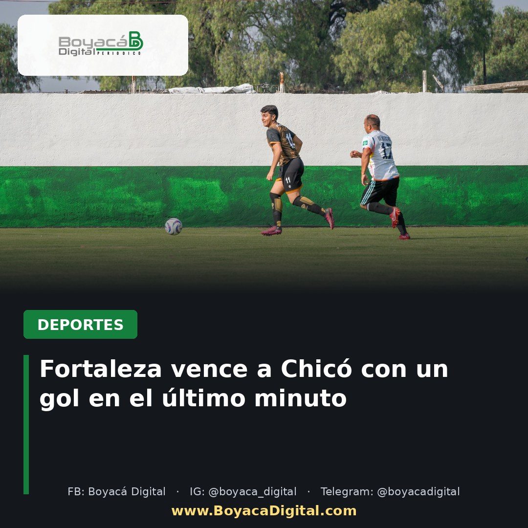 Fortaleza vence a Chicó con un gol en el último minuto
