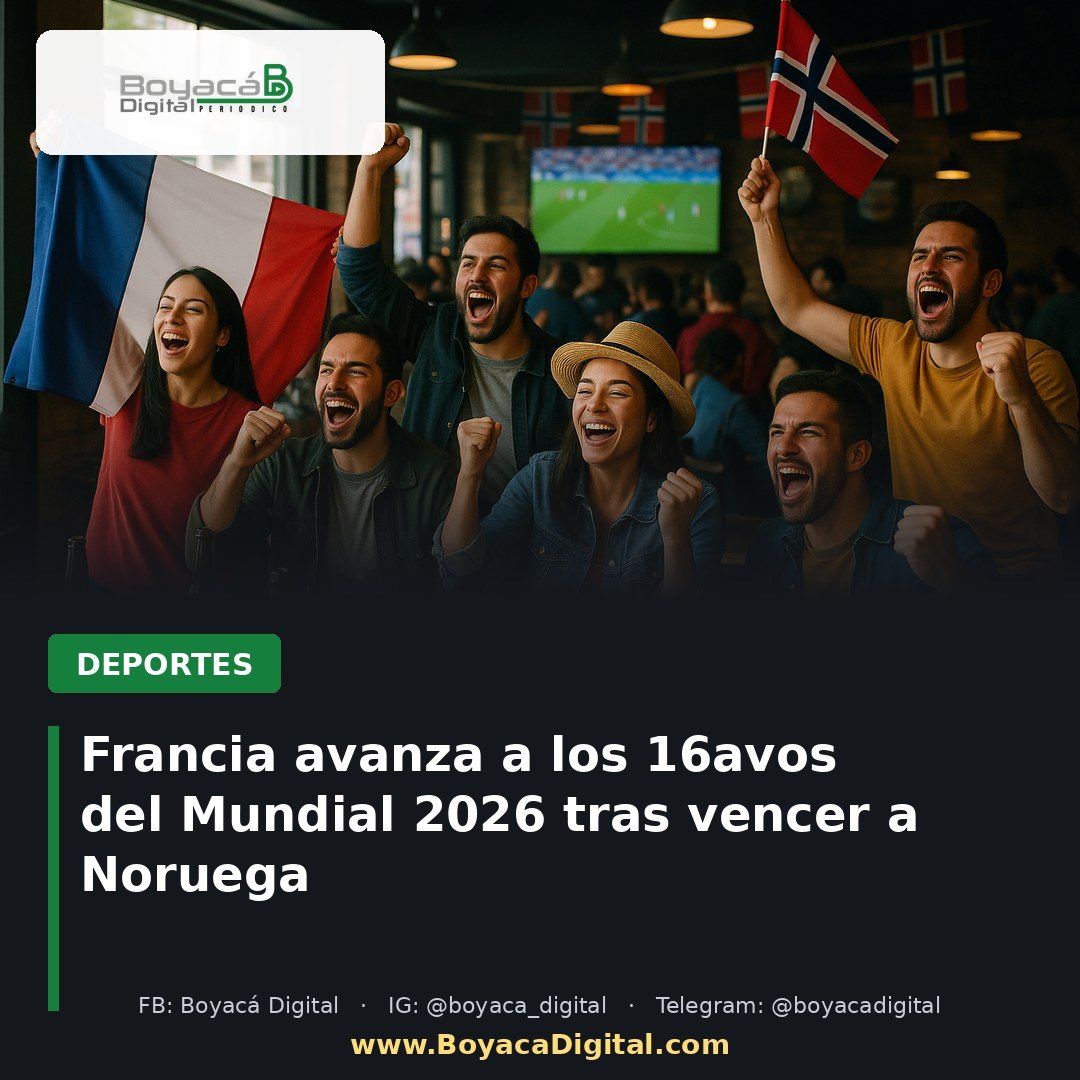Francia avanza a los 16avos del Mundial 2026 tras vencer a Noruega