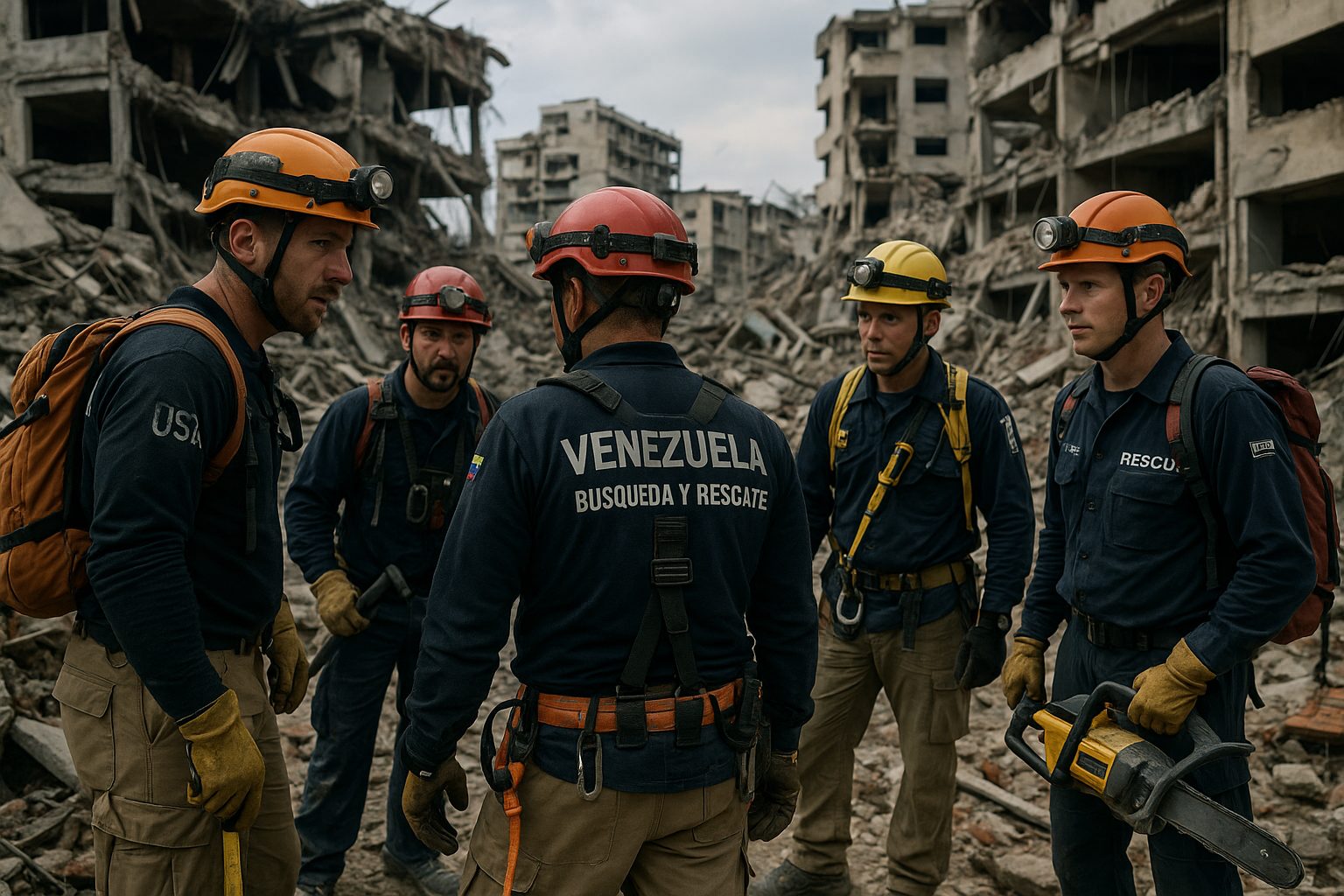 Más de 2.300 rescatistas internacionales llegan a Venezuela tras terremoto