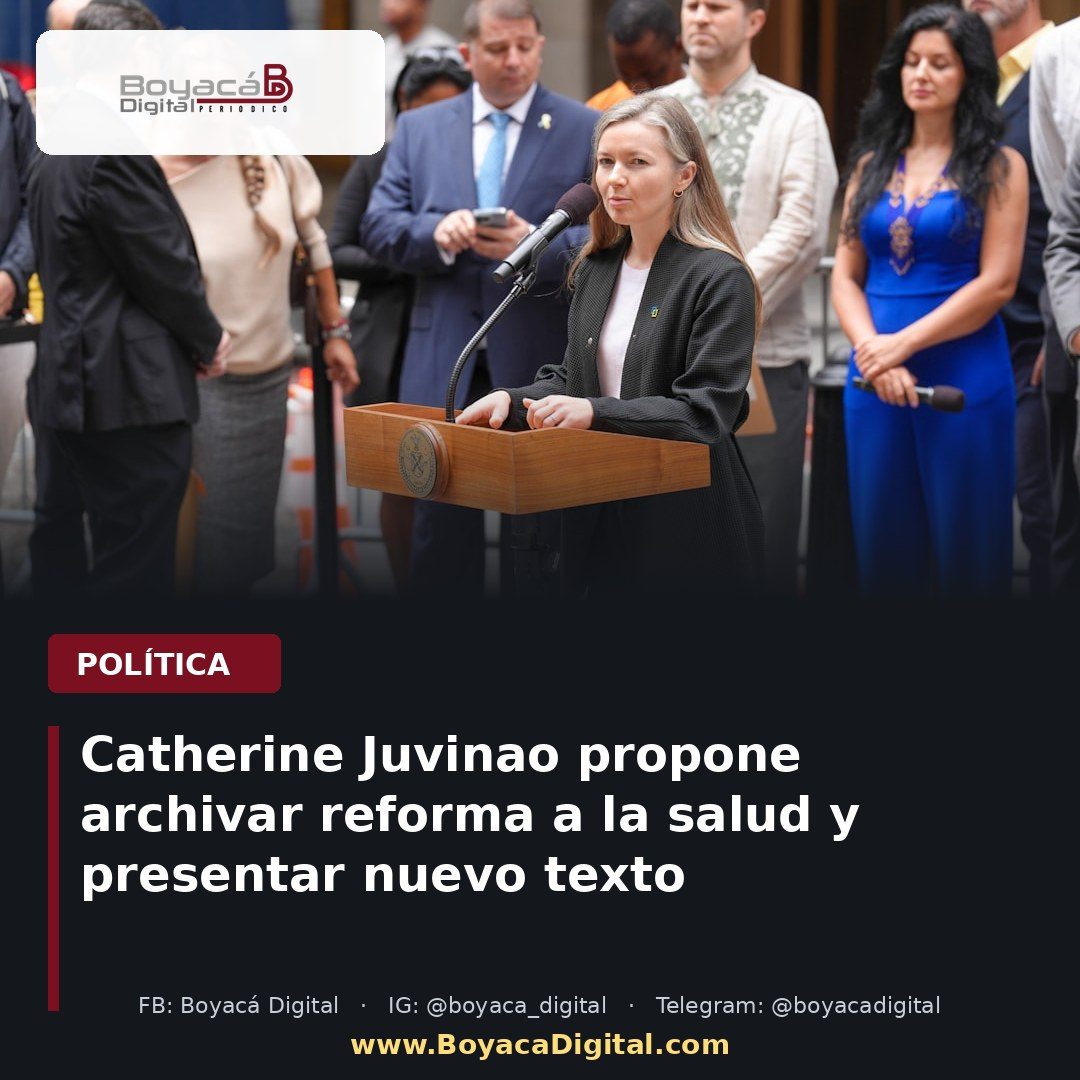 Catherine Juvinao propone archivar reforma a la salud y presentar nuevo texto
