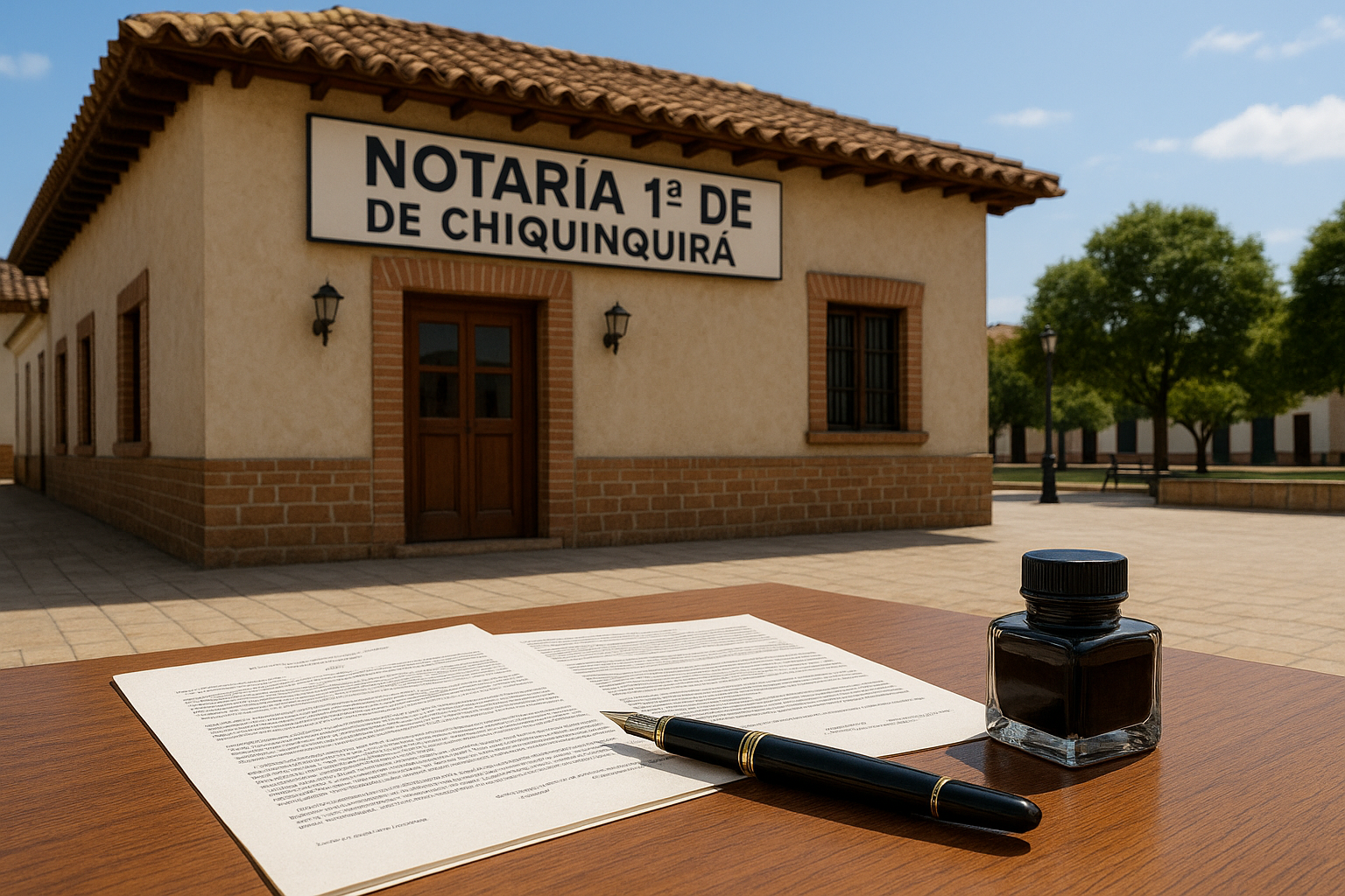 Edicto de la Notaría 1ª de Chiquinquirá sobre Asuntos Legales