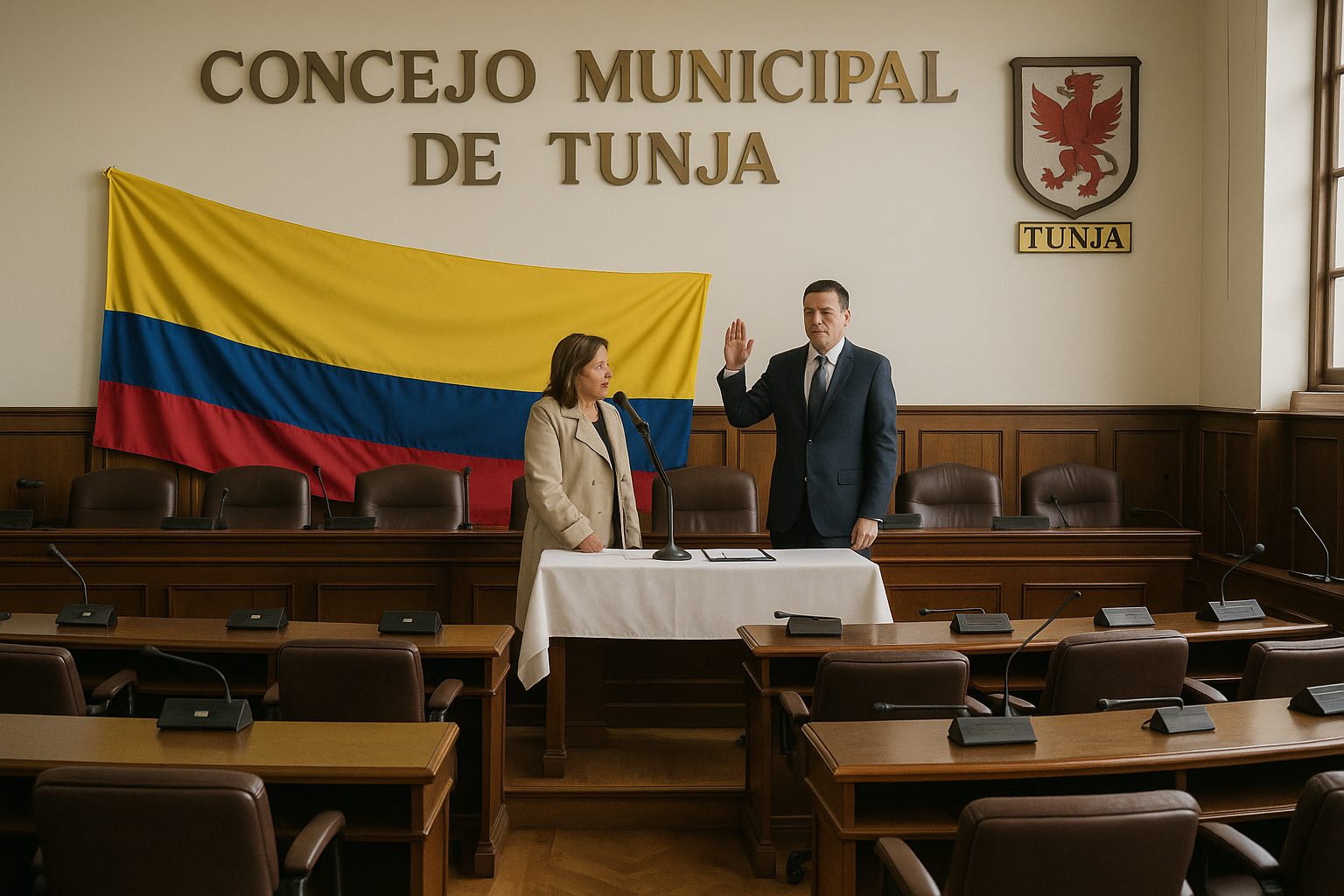 Yecid Staly Forero Rojas asume como concejal de Tunja