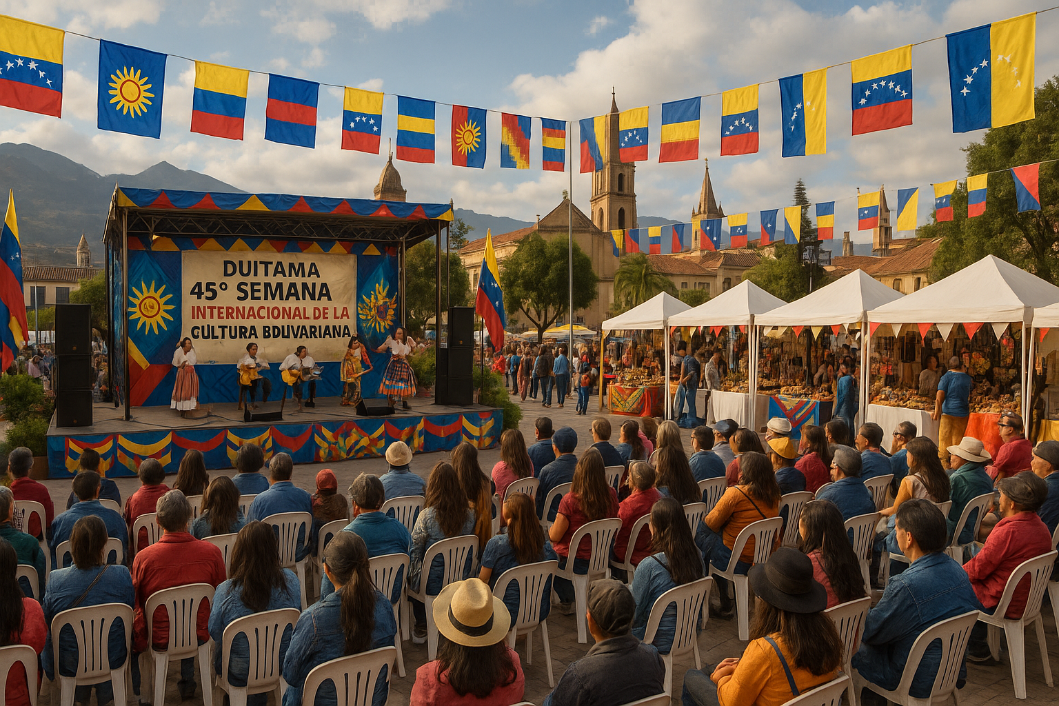Duitama destina $115 millones para la cultura en la Semana Internacional de la Cultura Bolivariana