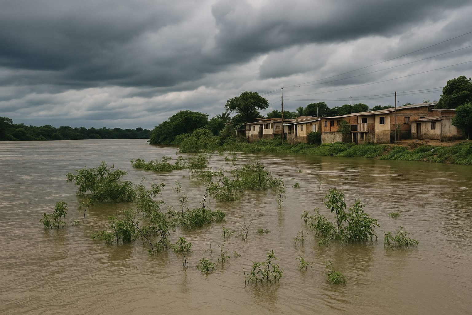 Alerta roja en Puerto Boyacá por creciente del río Magdalena
