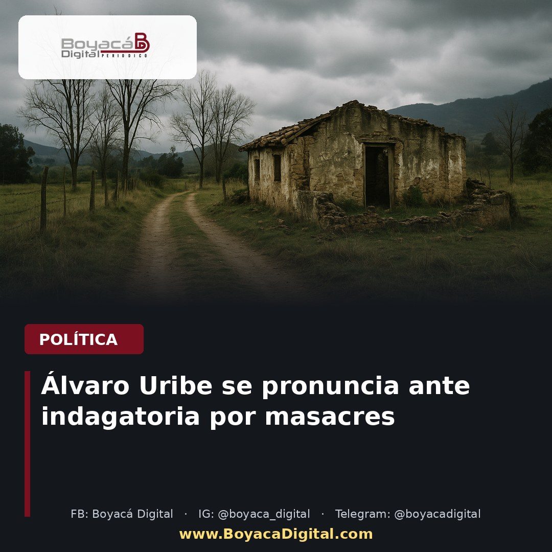 Álvaro Uribe se pronuncia ante indagatoria por masacres