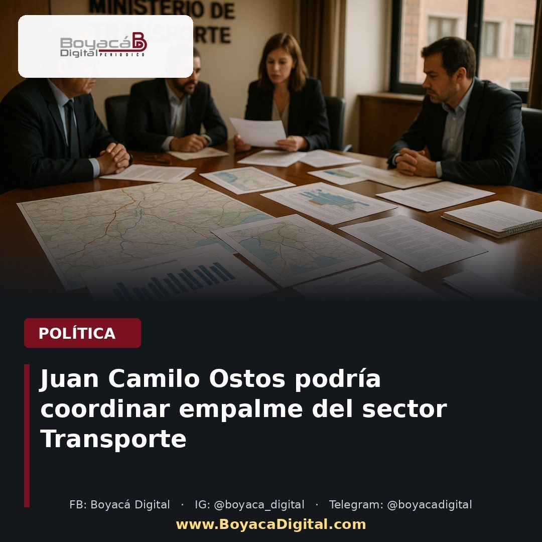 Juan Camilo Ostos podría coordinar empalme del sector Transporte
