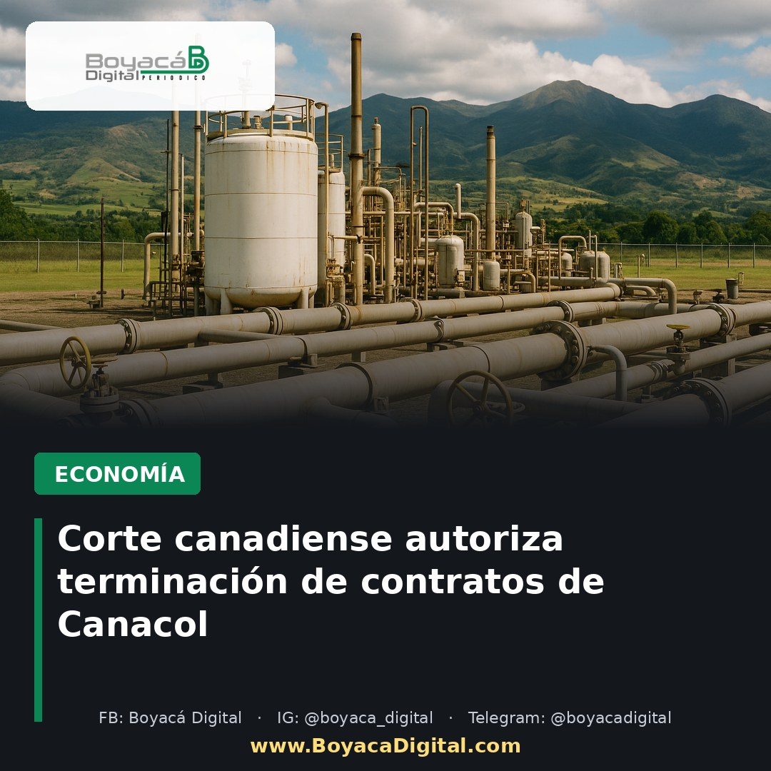 Corte canadiense autoriza terminación de contratos de Canacol