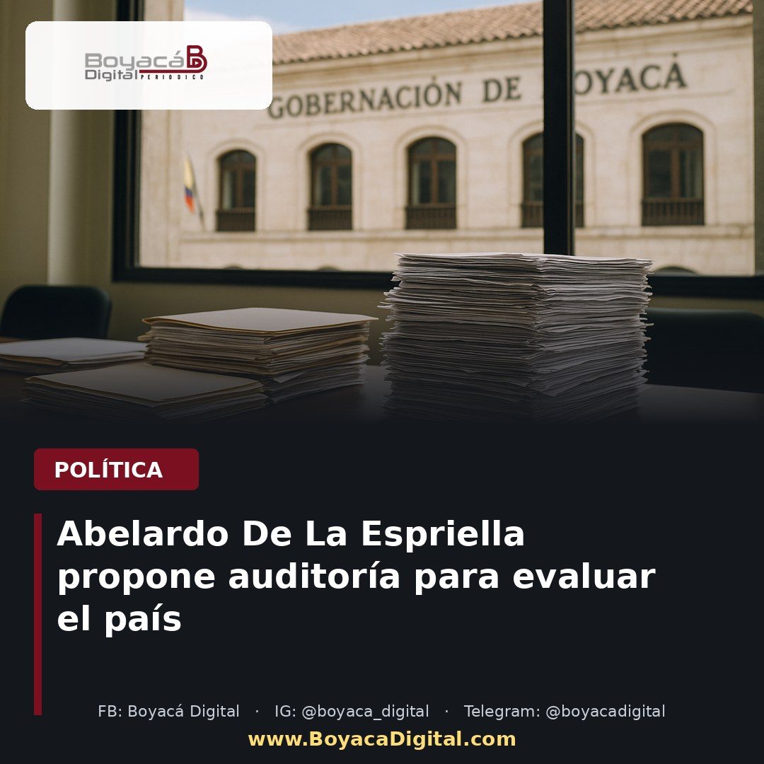Abelardo De La Espriella propone auditoría para evaluar el país