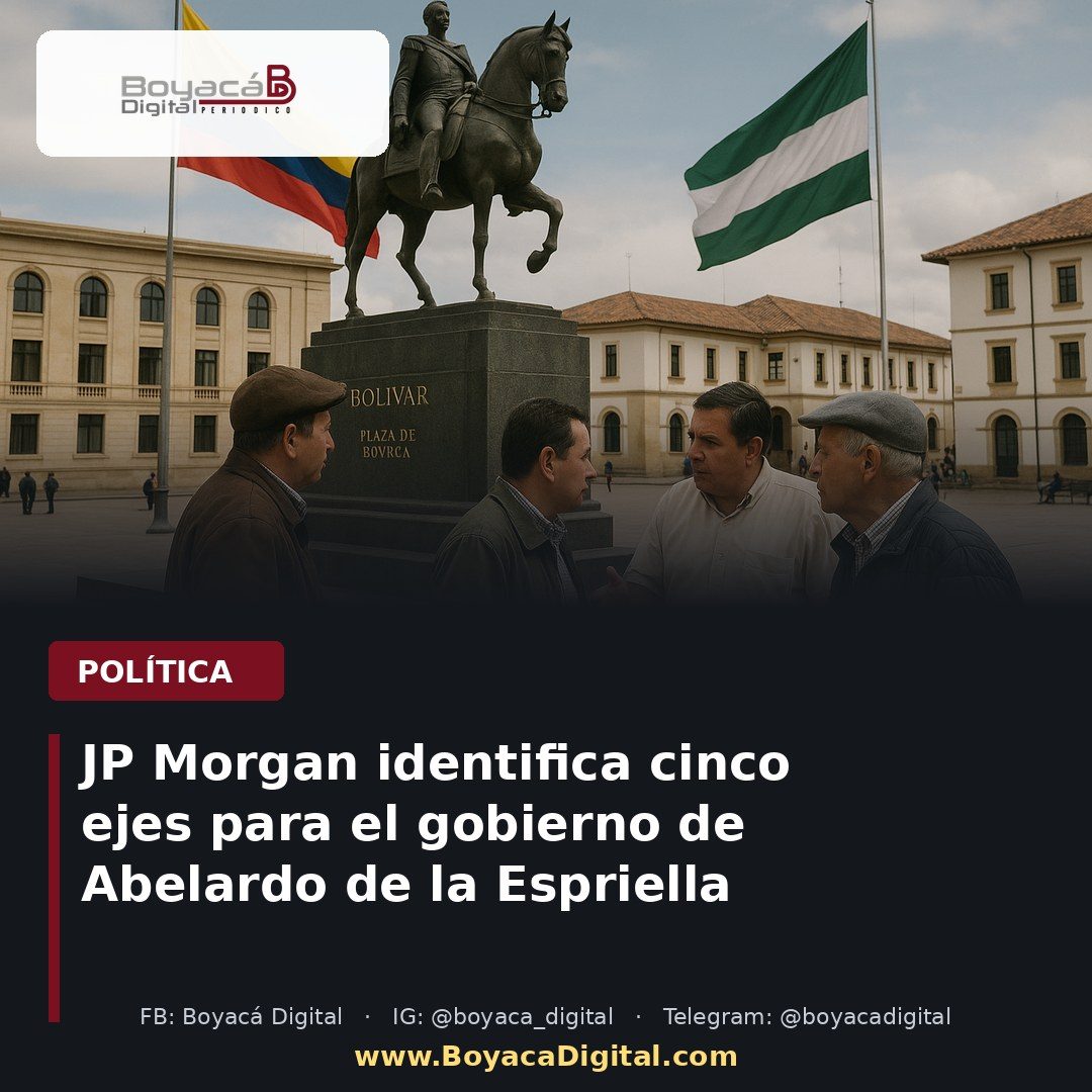 JP Morgan identifica cinco ejes para el gobierno de Abelardo de la Espriella